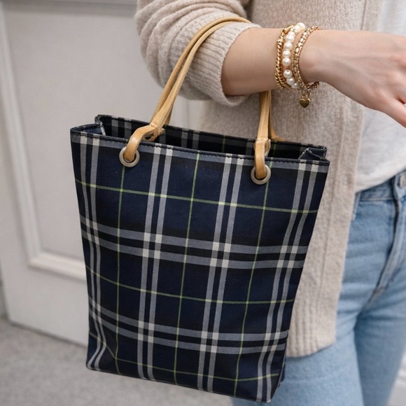 Burberry Handbags - Burberry Nylon Tote small-Pristine Authentic